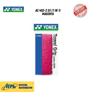 GRIP BADMINTON YONEX AC 402-2 EX (1 IN 1) MAGENTA