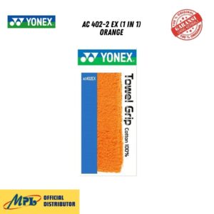 GRIP BADMINTON YONEX AC 402-2 EX (1 IN 1) ORANGE