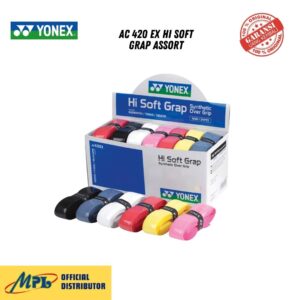 GRIP BADMINTON YONEX AC 420 EX HI SOFT GRAP ASSORT