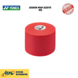 GRIP BADMINTON YONEX CUSHION WRAP AC381YX RED