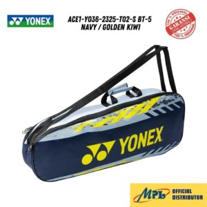 TAS BADMINTON YONEX ACE1-Y036-2325-T02-S BT-5 NAVY / GOLDEN KIWI