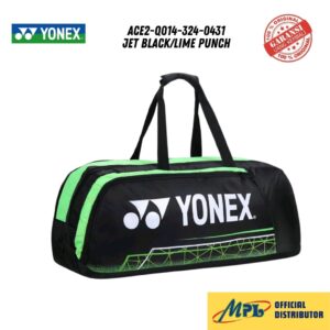 TAS BADMINTON YONEX ACE2-Q014-324-0431 JET BLACK/LIME PUNCH