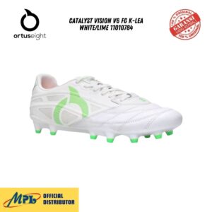 SEPATU BOLA ORTUSEIGHT CATALYST VISION V6 FG K-LEA WHITE/LIME 11010784