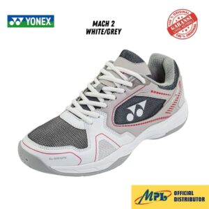 SEPATU BADMINTON YONEX MACH 2 WHITE/GREY