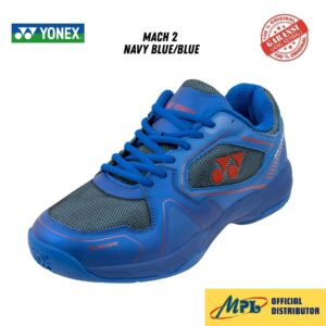 SEPATU BADMINTON YONEX MACH 2 NAVY BLUE/BLUE