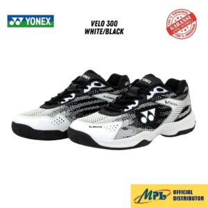 SEPATU BADMINTON YONEX VELO 300 WHITE/BLACK