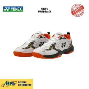 SEPATU BADMINTON YONEX MACH 3 WHITE/BLACK