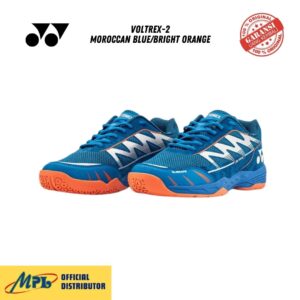 SEPATU BADMINTON YONEX VOLTREX-2 MOROCCAN BLUE/BRIGHT ORANGE