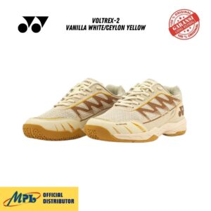 SEPATU BADMINTON YONEX VOLTREX-2 VANILLA WHITE/CEYLON YELLOW