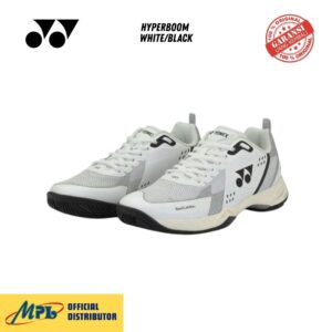SEPATU BADMINTON YONEX HYPERBOOM WHITE/BLACK