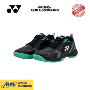 SEPATU BADMINTON YONEX HYPERBOOM PIRATE BLK/SPRING GREEN