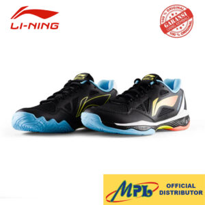 SEPATU BADMINTON LI-NING HALBERD STRIKE BLK/STANDART WHT AYTV 021-2S