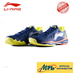 SEPATU BADMINTON LI-NING HALBERD STRIKE BLUERRINT/SULPHUR SPRING AYTV 021-6