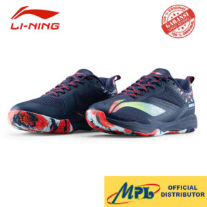SEPATU BADMINTON LI-NING HYPERSONIC IV NAVY/RED/LIME/BLUE 073-2