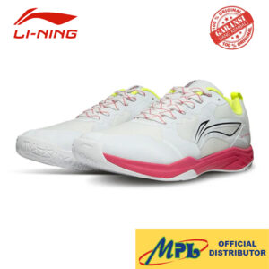 SEPATU BADMINTON LI-NING AERO LITE II WHT/FUCHSIA/LIME 065-2