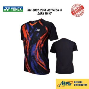 T-SHIRT TANGAN PENDEK YONEX RM-S092-2951-ACTIVE34-S DARK NAVY