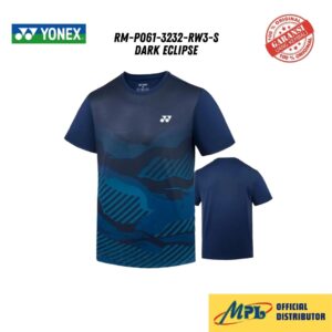 T-SHIRT TANGAN PENDEK YONEX RM-P061-3232-RW3-S DARK ECLIPSE