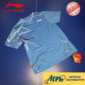 T-SHIRT TANGAN PENDEK LI-NING ATSU A51-1 SWEDISH BLUE