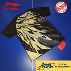 T-SHIRT TANGAN PENDEK LI-NING ATSU 799-2 BLACK/YELLOW