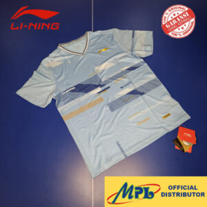 T-SHIRT TANGAN PENDEK LI-NING MENS RN TEE ATSUB31-3 SEA BLUE