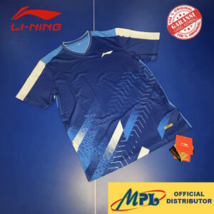 T-SHIRT TANGAN PENDEK LI-NING MENS RN TEE ATSUB33-3 MID BLUE