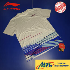 T-SHIRT TANGAN PENDEK LI-NING MENS RN TEE ATSUB37-2 WHITE