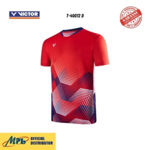 T-SHIRT TANGAN PENDEK VICTOR T-40012 D RED