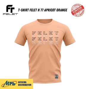 T-SHIRT FELET H 77 APRICOT ORANGE