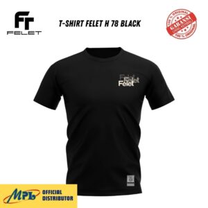 T-SHIRT FELET H 78 BLACK