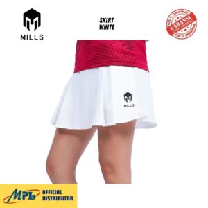 ROK TENNIS MILLS INDONESIA SKIRT WHITE 04100001_20PLT