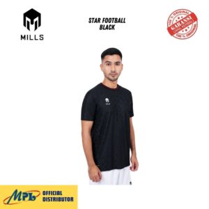 BAJU BOLA MILLS JERSEY STAR FOOTBALL BLACK 00100661_10