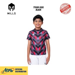 BAJU BOLA MILLS JERSEY TYGOR KIDS BLACK 00100658_10
