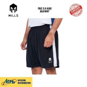CELANA BOLA MILLS TRIZ 2.0 KIDS BLK/WHT 03100352_12