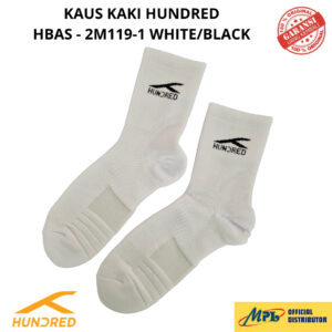 KAUS KAKI SPORT HUNDRED WHT/BLK HBAS-2M119-1