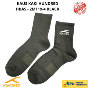 KAUS KAKI SPORT HUNDRED HI-QUARTER BLACK HBAS-2M119-4