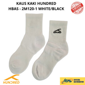 KAUS KAKI SPORT HUNDRED QUARTER WHT/BLK HBAS-2M120-1