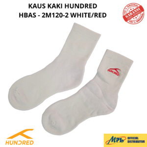 KAUS KAKI SPORT HUNDRED QUARTER WHT/RED HBAS-2M120-2