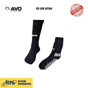 KAUS KAKI FUTSAL AVO R9 LOW HITAM