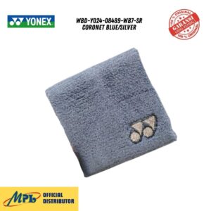 WRIST BAND YONEX WBD-Y024-08489-WB7-SR CORONET BLUE/SILVER