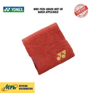 WRIST BAND YONEX WBD-Y024-08489-WB7-SR BAKED APPLE/GOLD