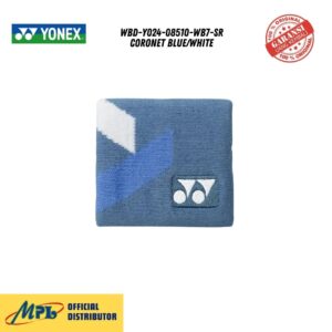 WRIST BAND YONEX WBD-Y024-08510-WB7-SR CORONET BLUE/WHITE