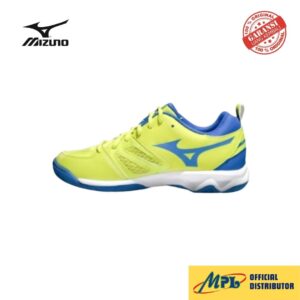 SEPATU VOLLY MIZUNO DYNABLITZ MID GREEN/PEACE BLUE/WHITE V1GA212761
