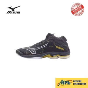 SEPATU VOLLY MIZUNO WAVE LIGHTNING Z7 MID BLACK OYSTER/MP GOLD/IRON GATE V1GA225041